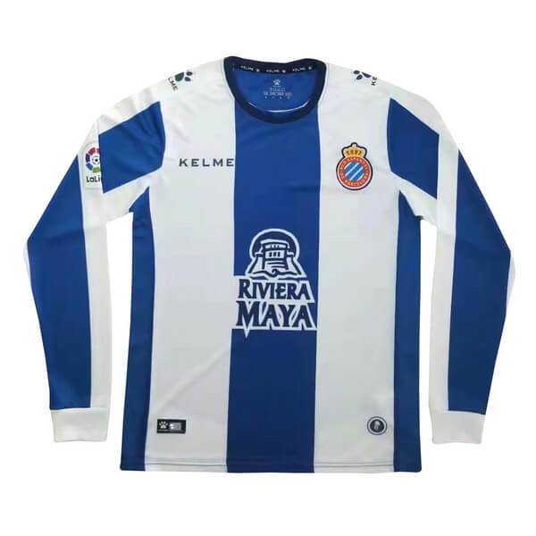 Camiseta Español Replica Primera Ropa ML 2018/19 Azul